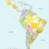 Mapa de América Latina Político